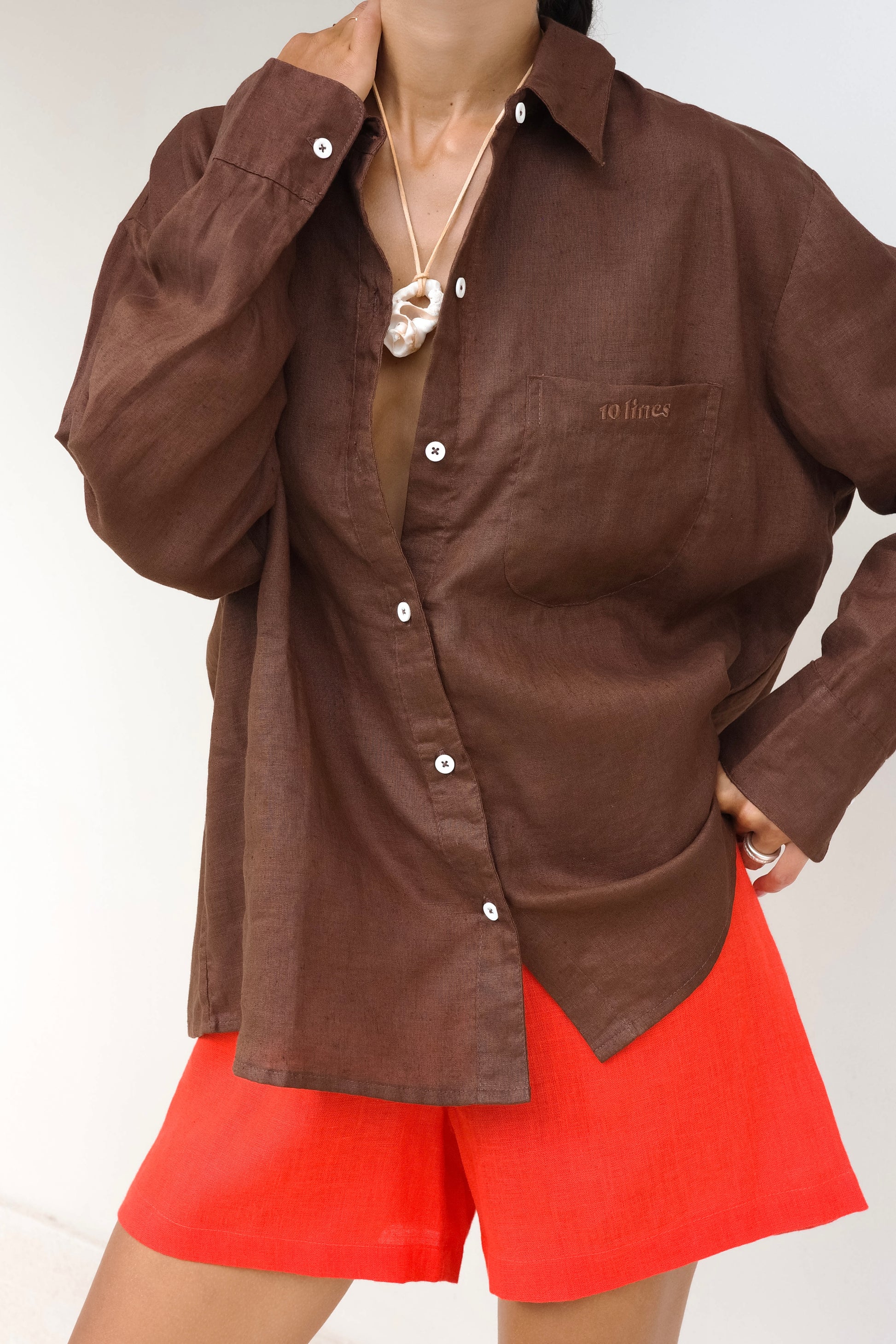KIRA LINEN SHIRT