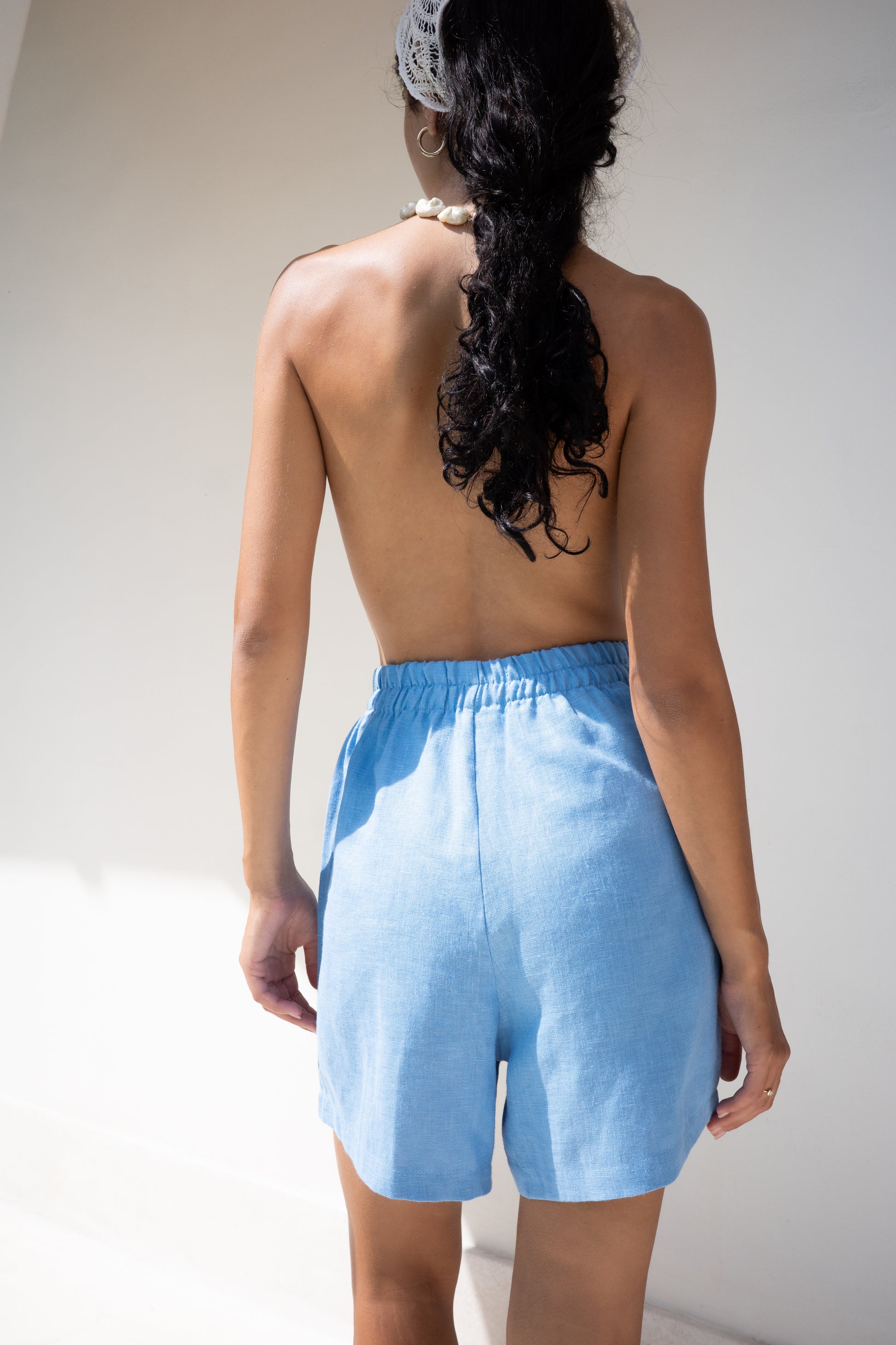 LINEN SHORTS