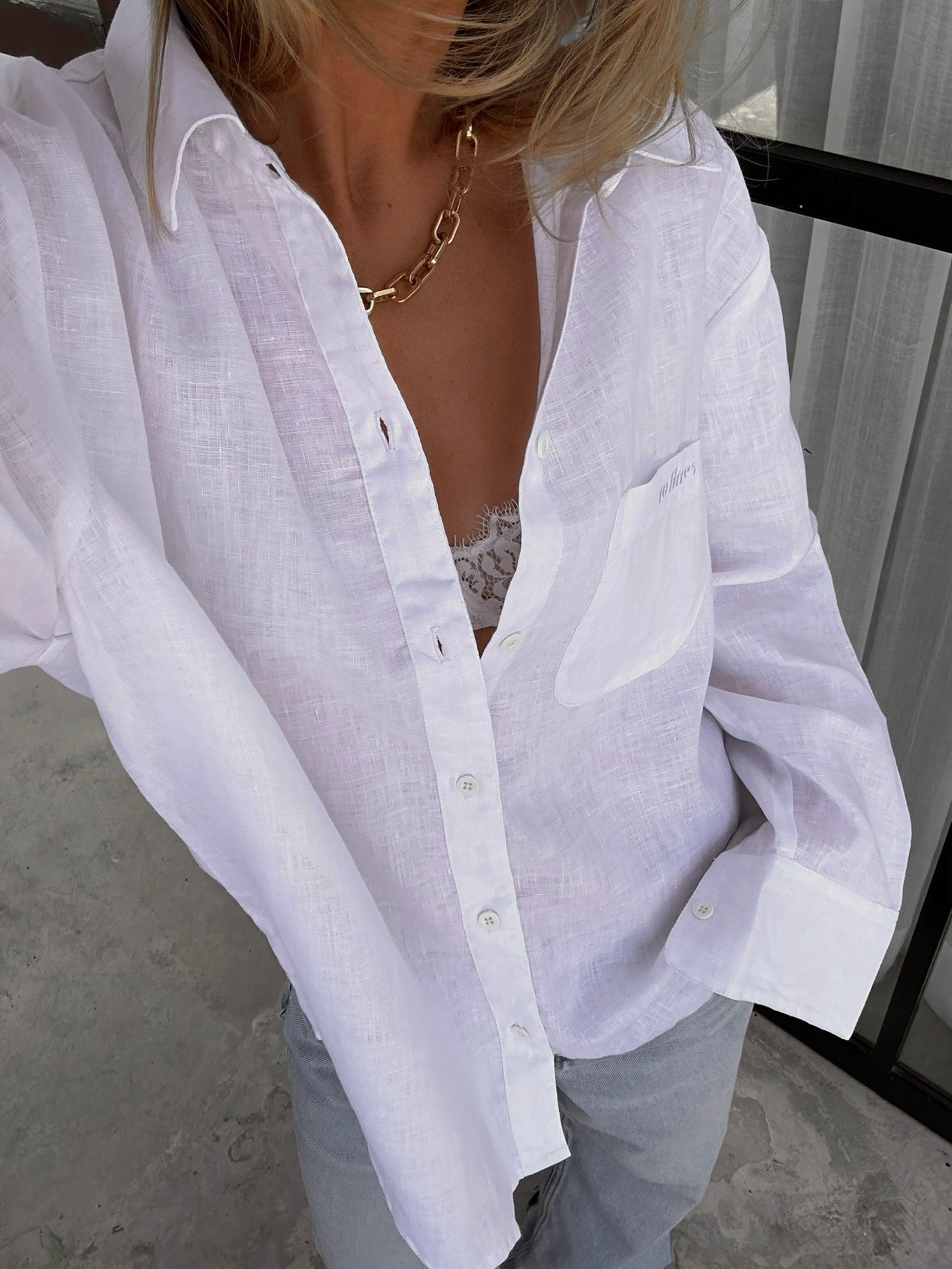 KIRA LINEN SHIRT