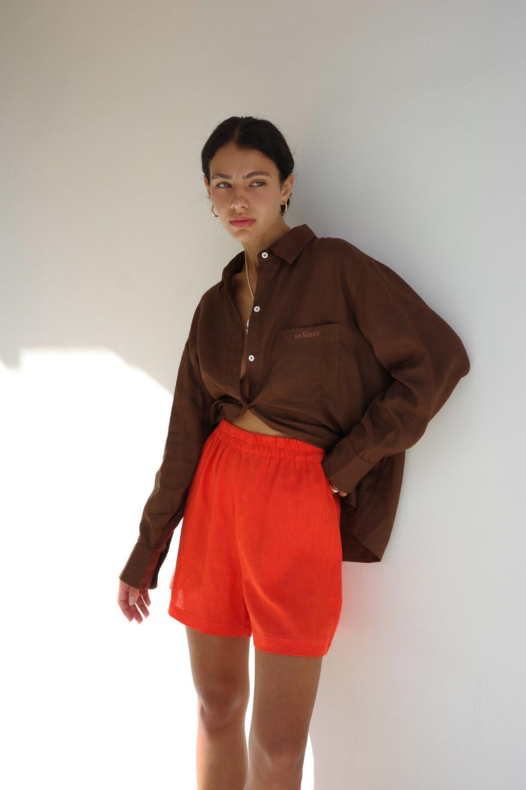 LINEN SHORTS