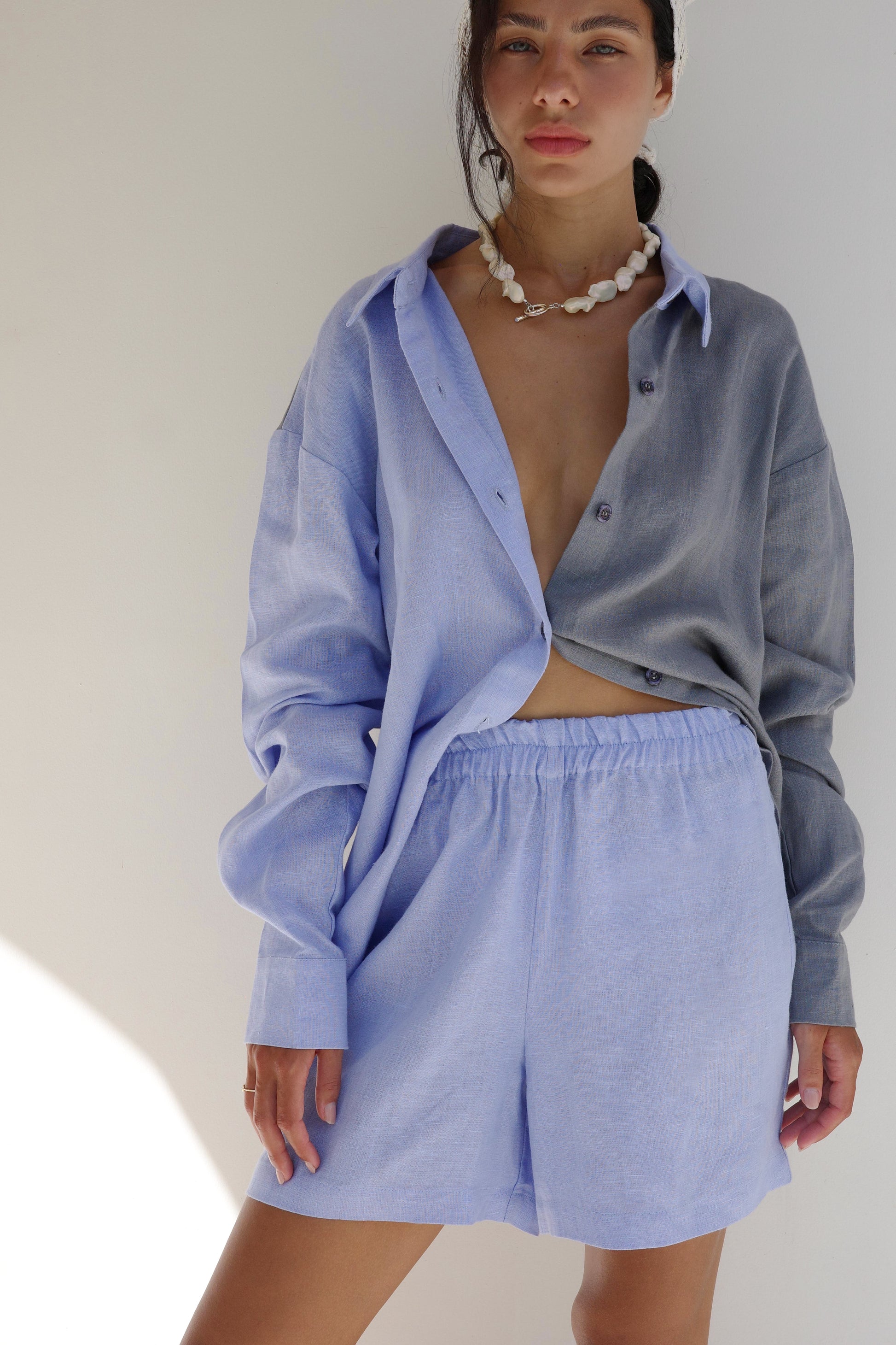 LINEN SHORTS