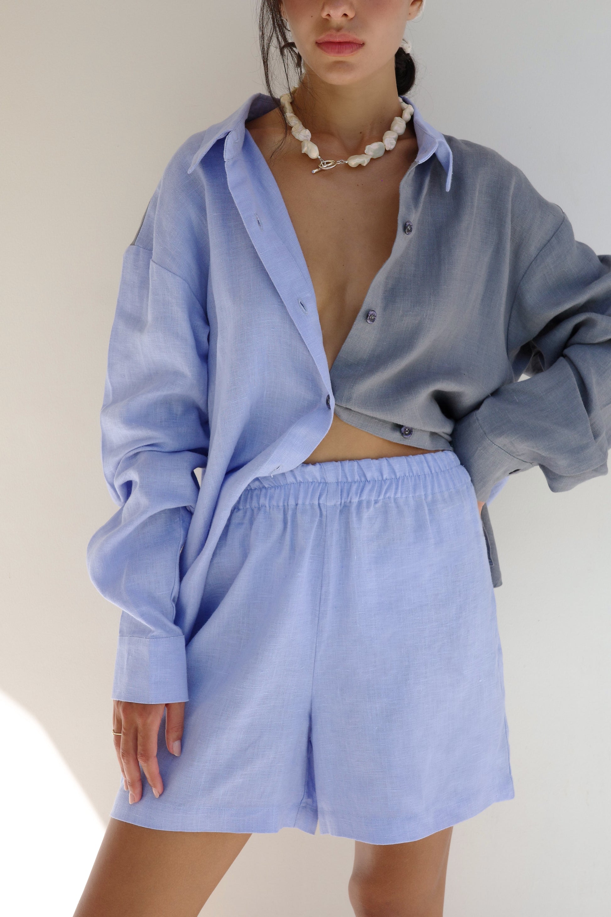 LINEN SHORTS